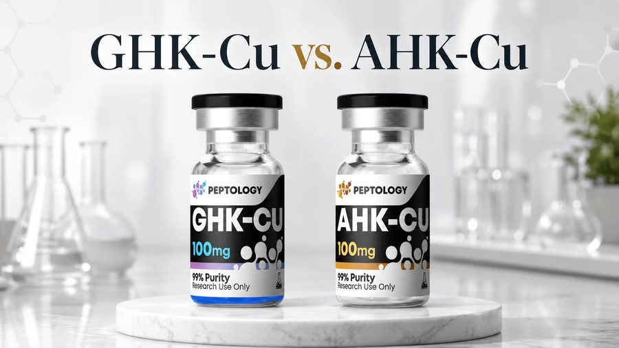 GHK-Cu ja AHK-Cu: mis vahe on kahel vaskpeptiidil