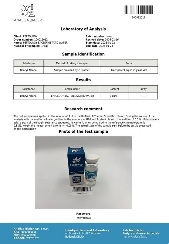 Bakteriostaatiline vesi - 10ml. – pilt 2