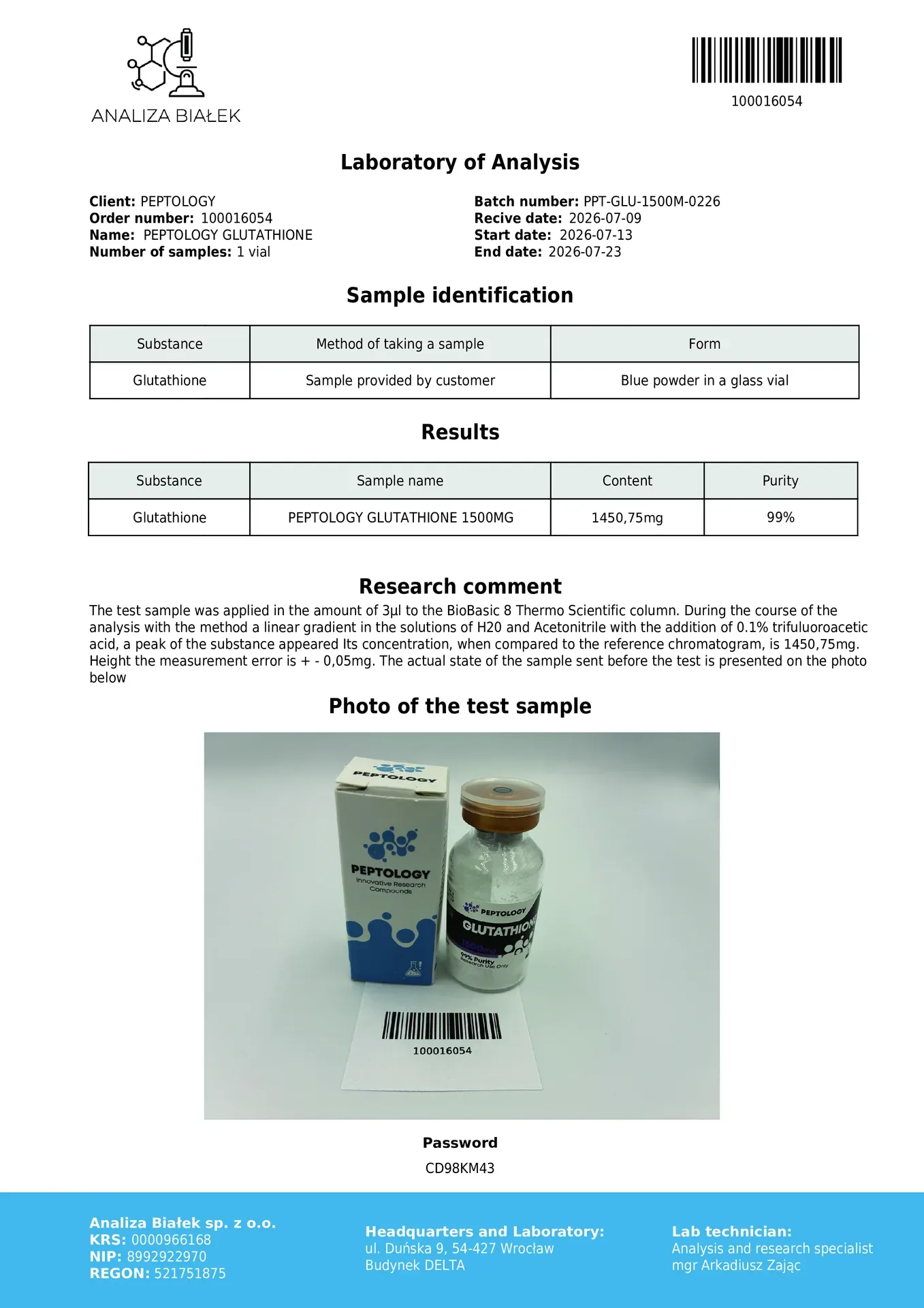 Glutatioon (Glutathione) 1500 mg – tripeptiidne antioksüdant – pilt 2